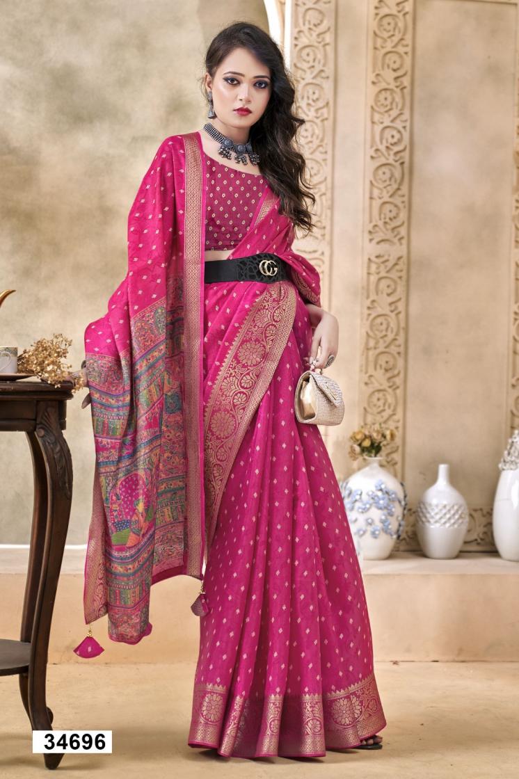 kusha by vallabhi prints dola silk shop trendy saree for womens 