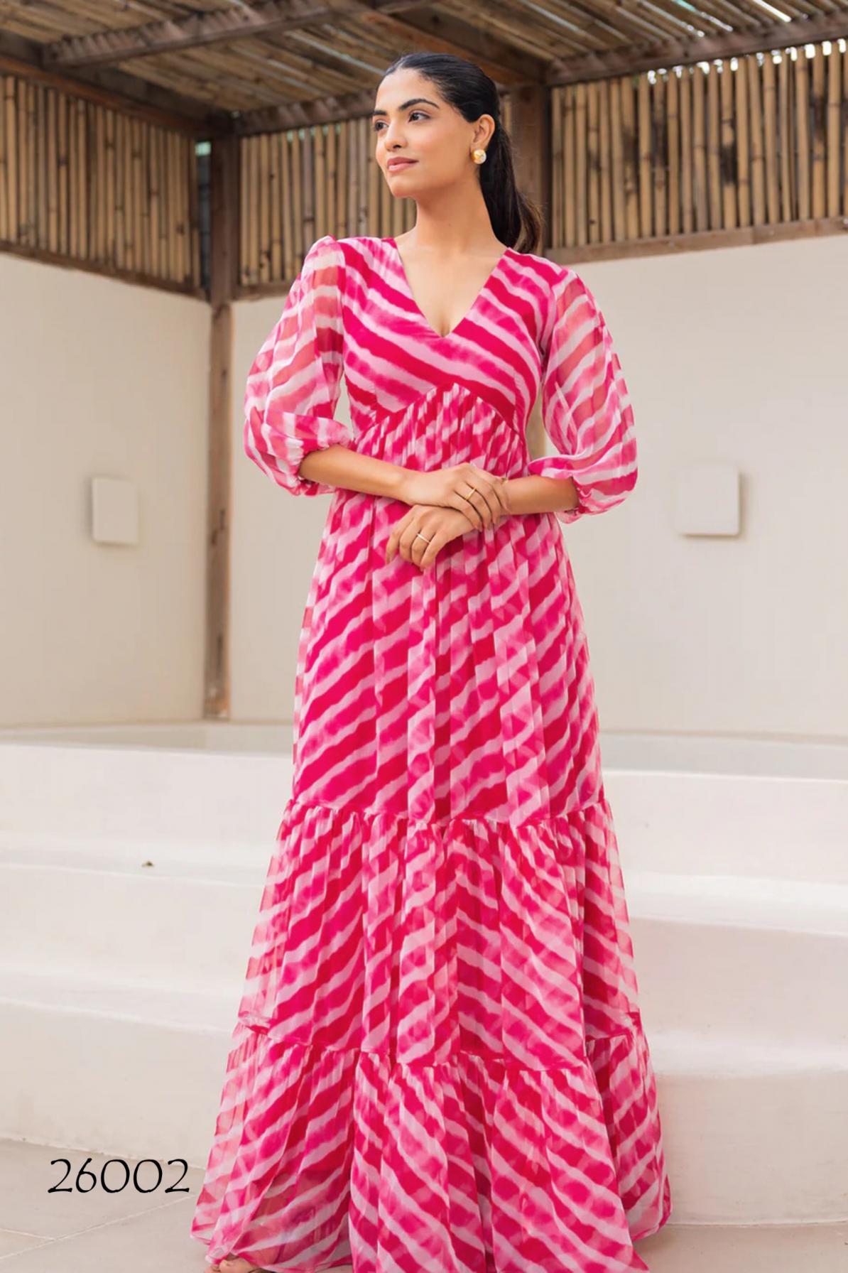 lucaya vol 26 by faux georgette readymade anarkali big size gowns 