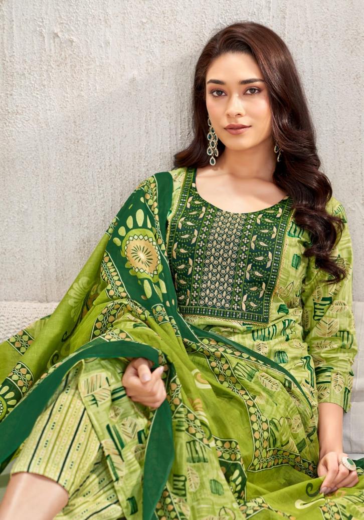 mayur creation amishi vol 2 cotton readymade big size suit for womens 