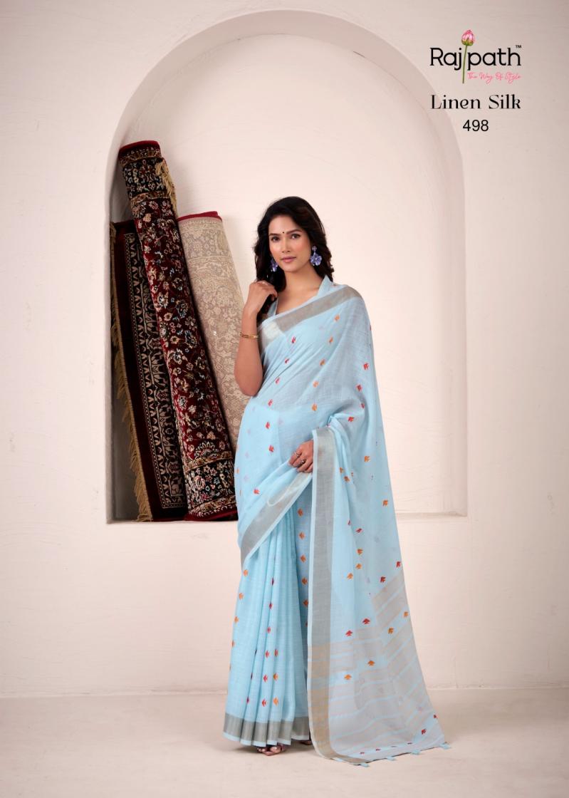 rajpath pirana silk linen silk shop trendy sarees online at affordable prices
