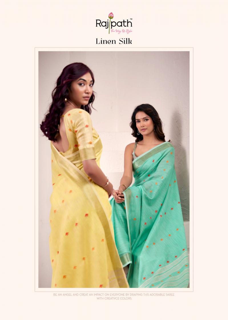 rajpath pirana silk linen silk shop trendy sarees online at affordable prices