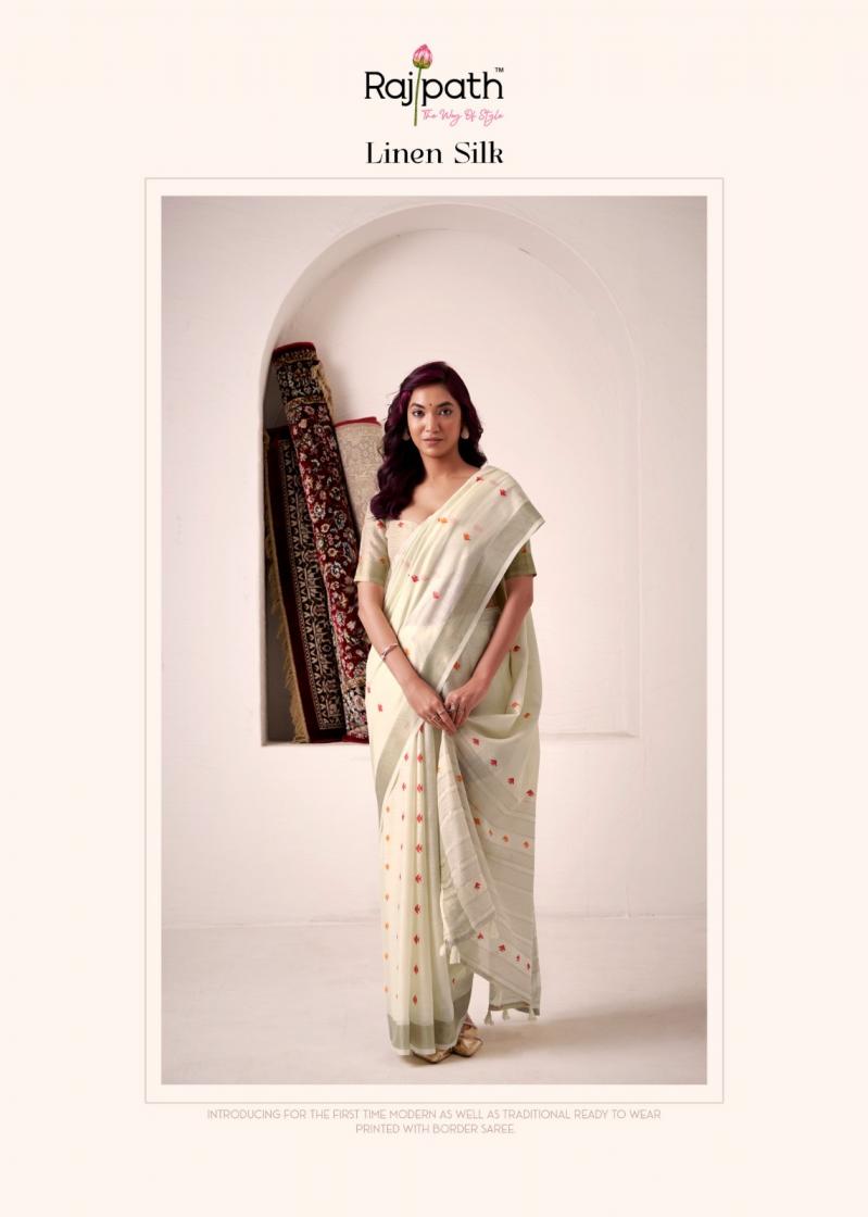 rajpath pirana silk linen silk shop trendy sarees online at affordable prices