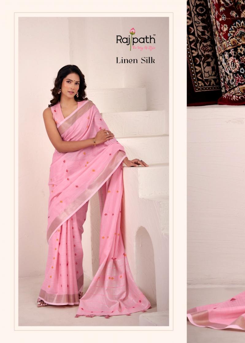 rajpath pirana silk linen silk shop trendy sarees online at affordable prices