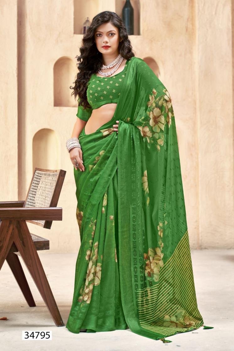 ratnavali vol 4 by vallabhi prints casual floral print sarees catalog