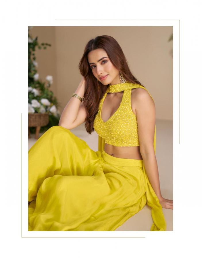 sayuri moon bold color readymade festive 3pcs set with contemporary charm