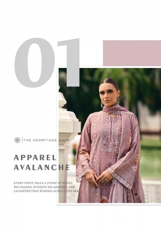 the hermitage shop amahle lawn casual pakistani suit for womens 