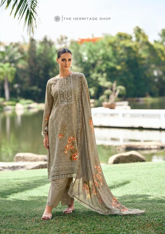 the hermitage shop amahle lawn casual pakistani suit for womens 
