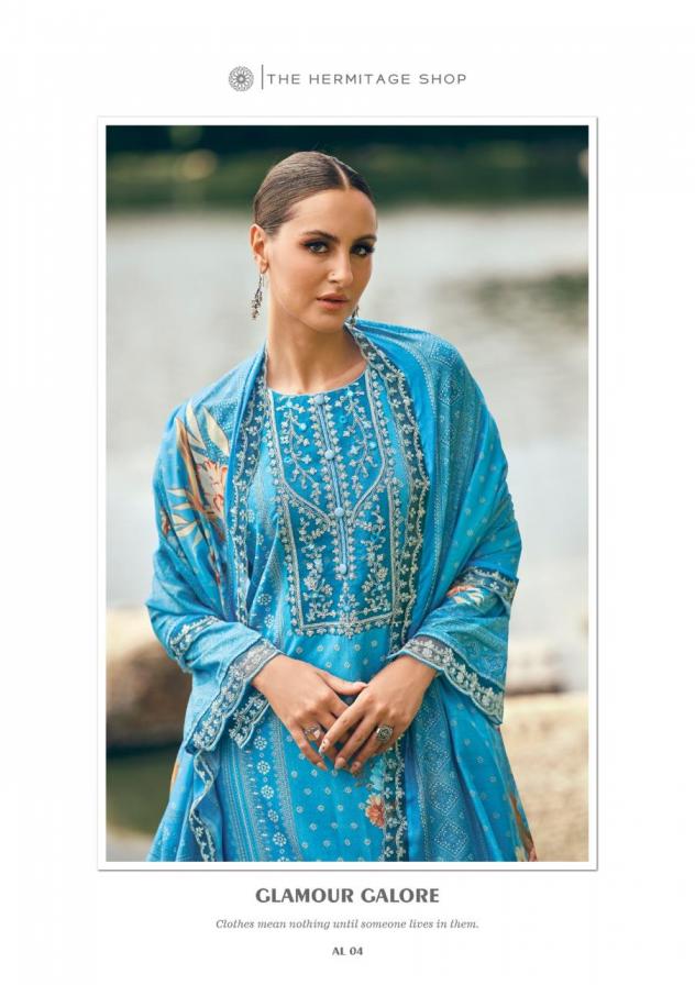 the hermitage shop amahle lawn casual pakistani suit for womens 