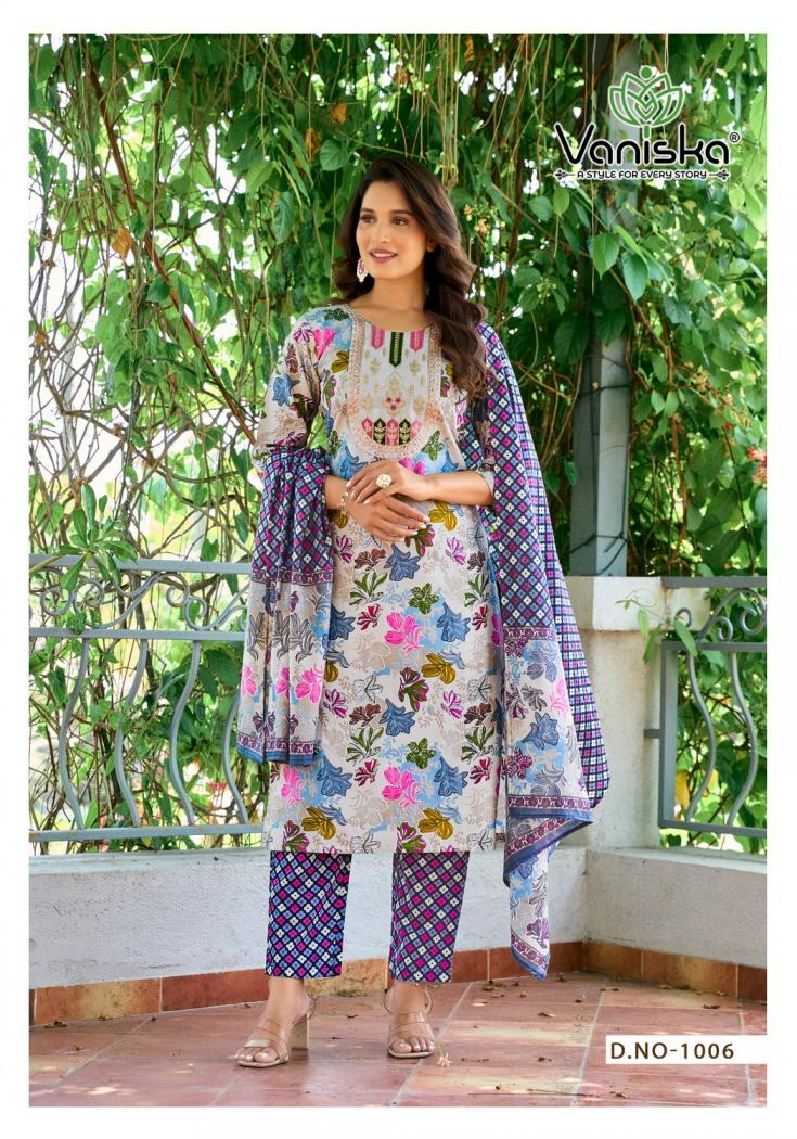 fashion story vol 1 by vaniska colourpix full stitch big size viscose mal chanderi ladies suits 