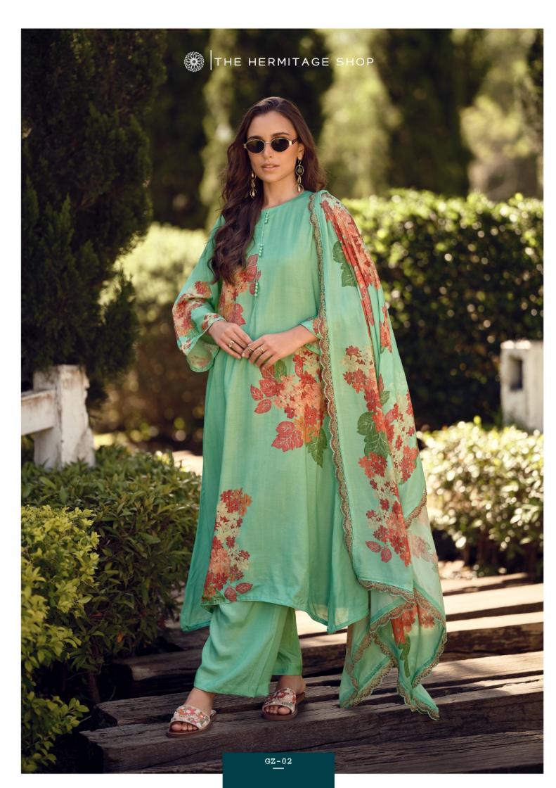 gazab by the hermitage shop viscose cotton silk hit design pakistani salwar suits 