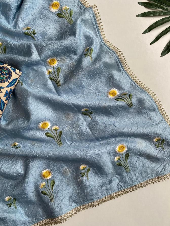 monika paper silk crushed shop trendy saree for womens 