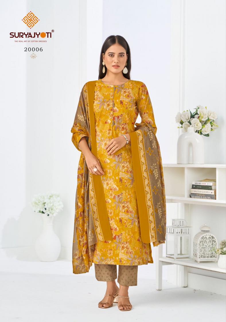 zion cotton vol 20 by suryajyoti cotton readymade big size suit for womens 