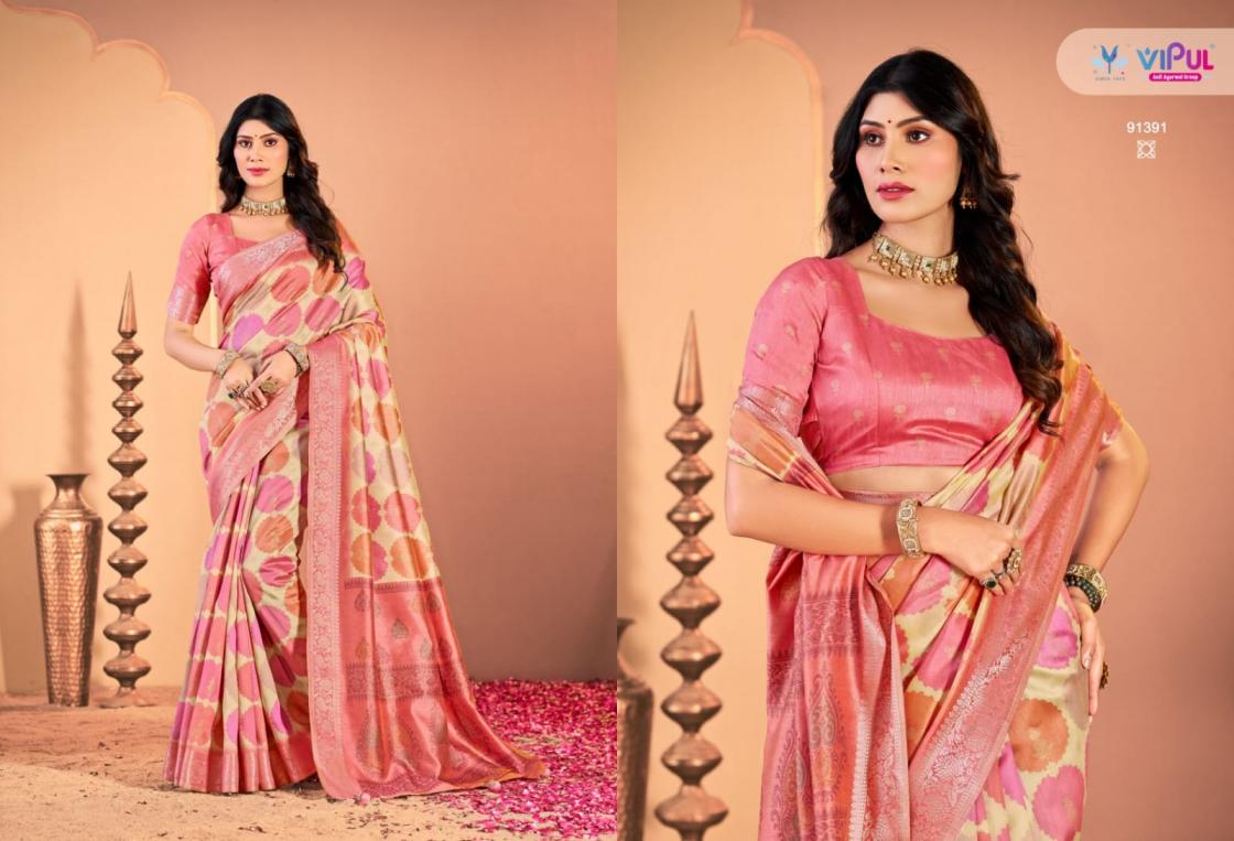 angora silk by vipul fashion 91386-91391 shop trendy silk sarees 
