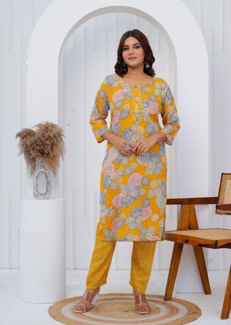 heritage vol 2 combo set readymade amazing kurti with pair 