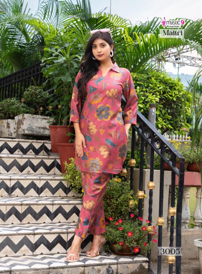 maitri vol 3 by mystic9 vertican readymade co-ord set online shopping 