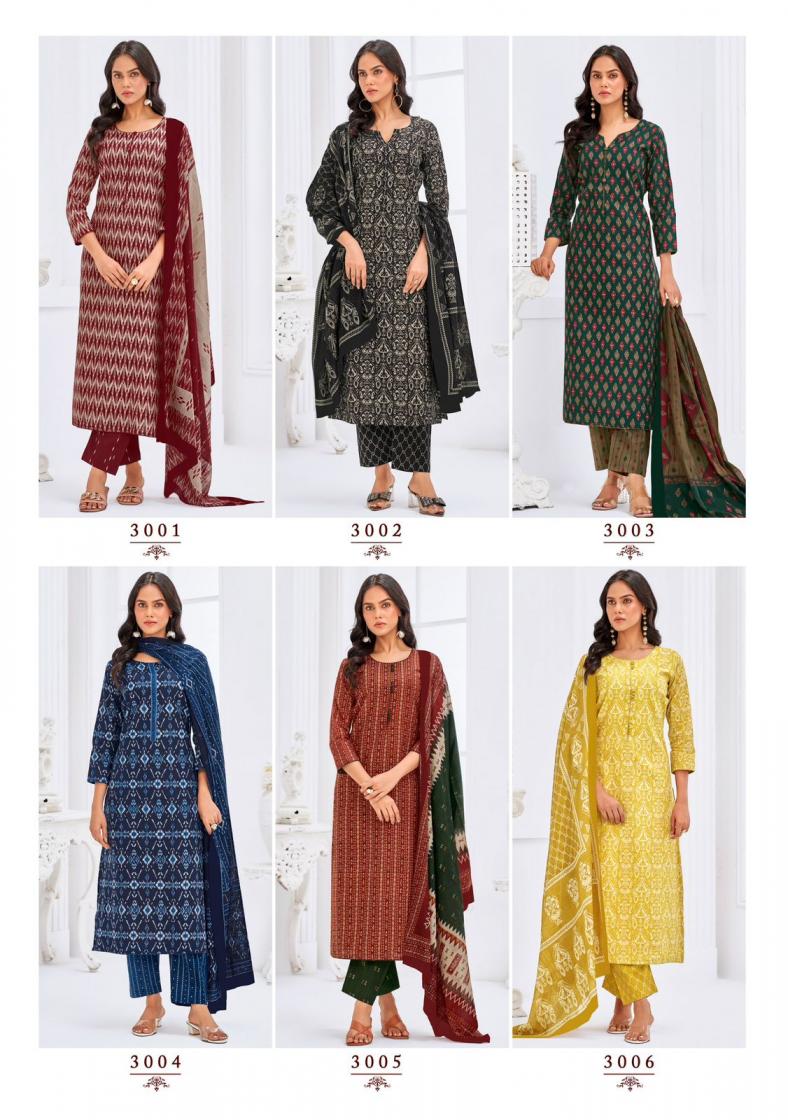paridhi vol 3 by suryajyoti cotton print readymade plus size suit for womens 