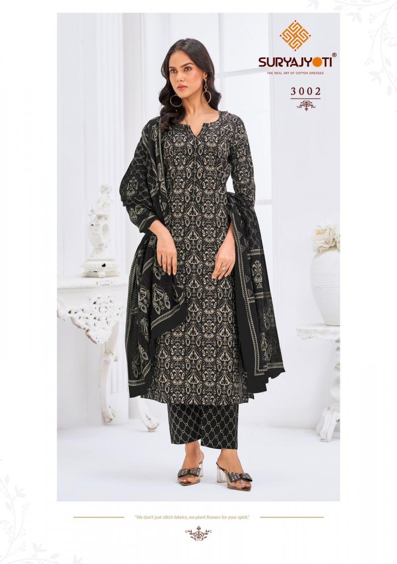 paridhi vol 3 by suryajyoti cotton print readymade plus size suit for womens 