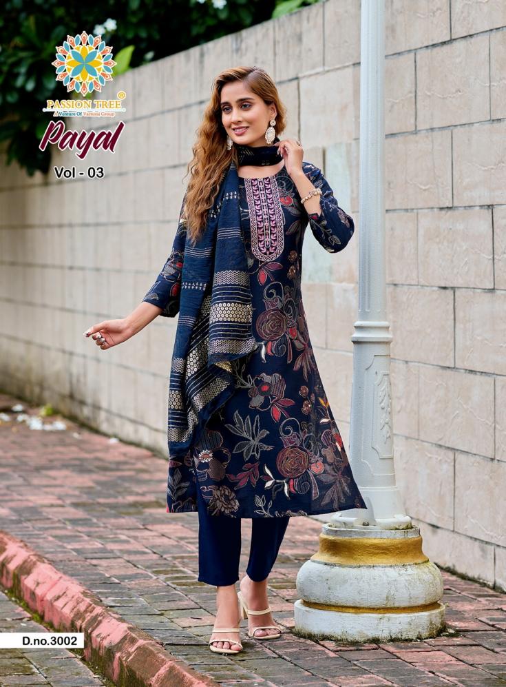 passion tree payal vol 3 fully stitch vetican print big size suits online shopping