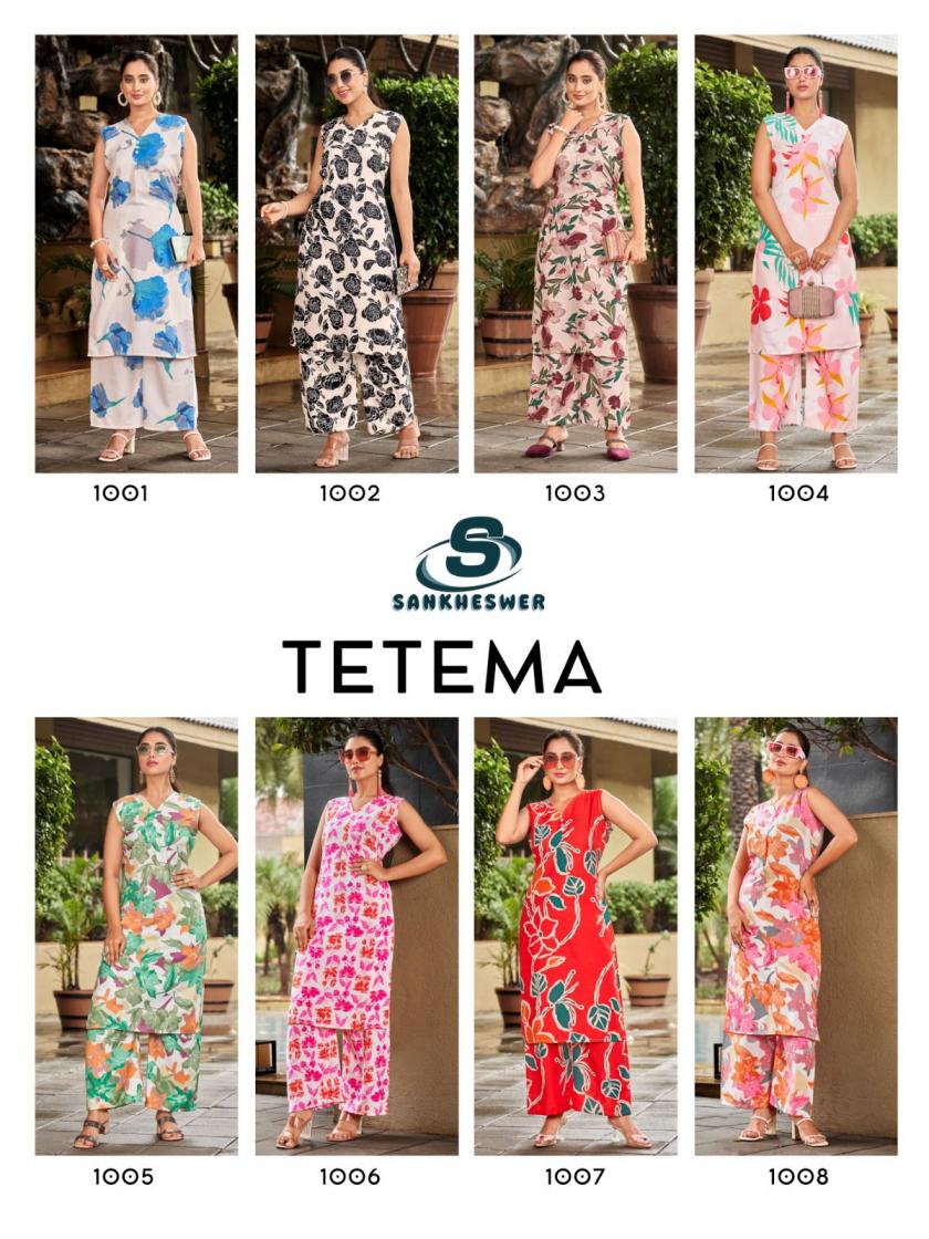 sankheswer tetema rayon fully stitch shop trendy co-ord sets