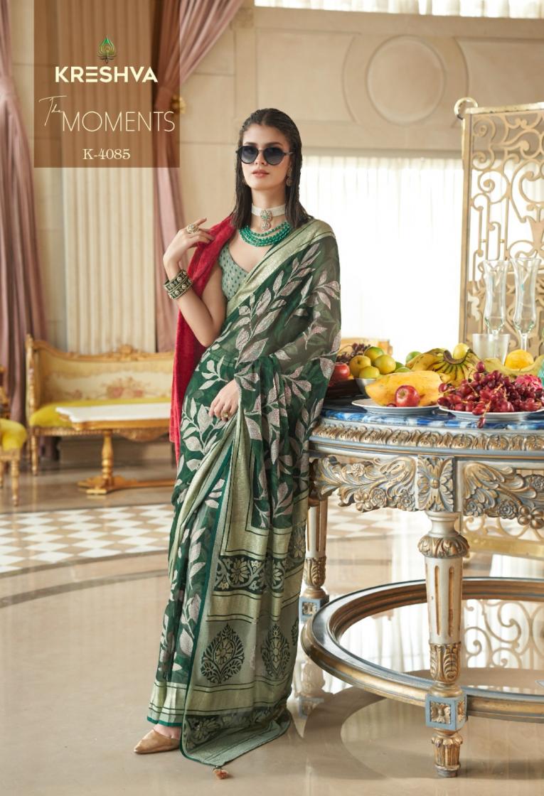 the moments by kreshva georgette shop trendy saree online 