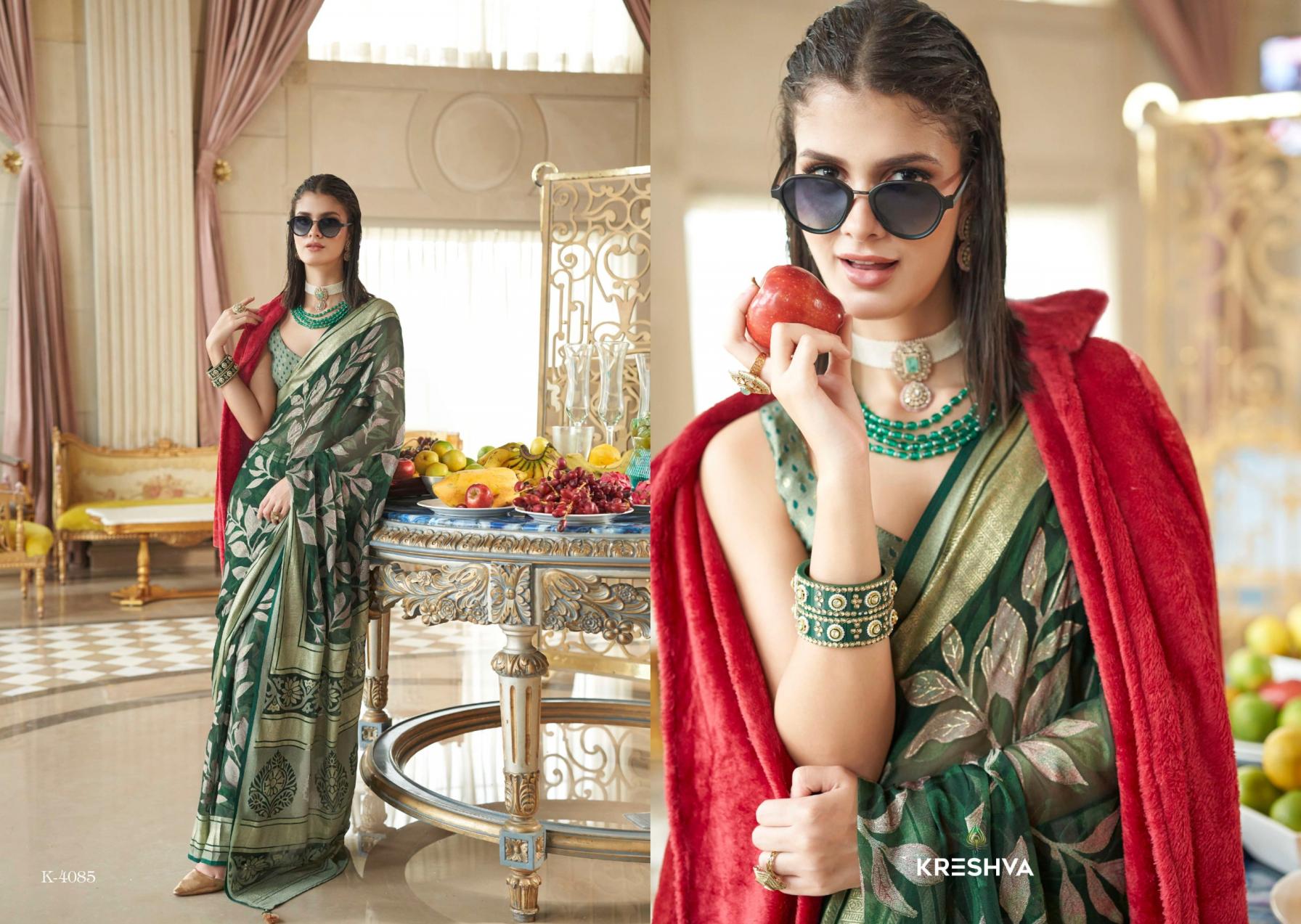 the moments by kreshva georgette shop trendy saree online 