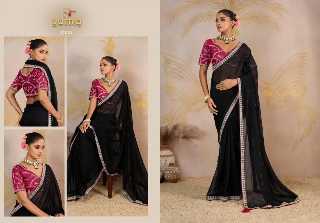 suma jiya georgette shop trendy saree for womens 
