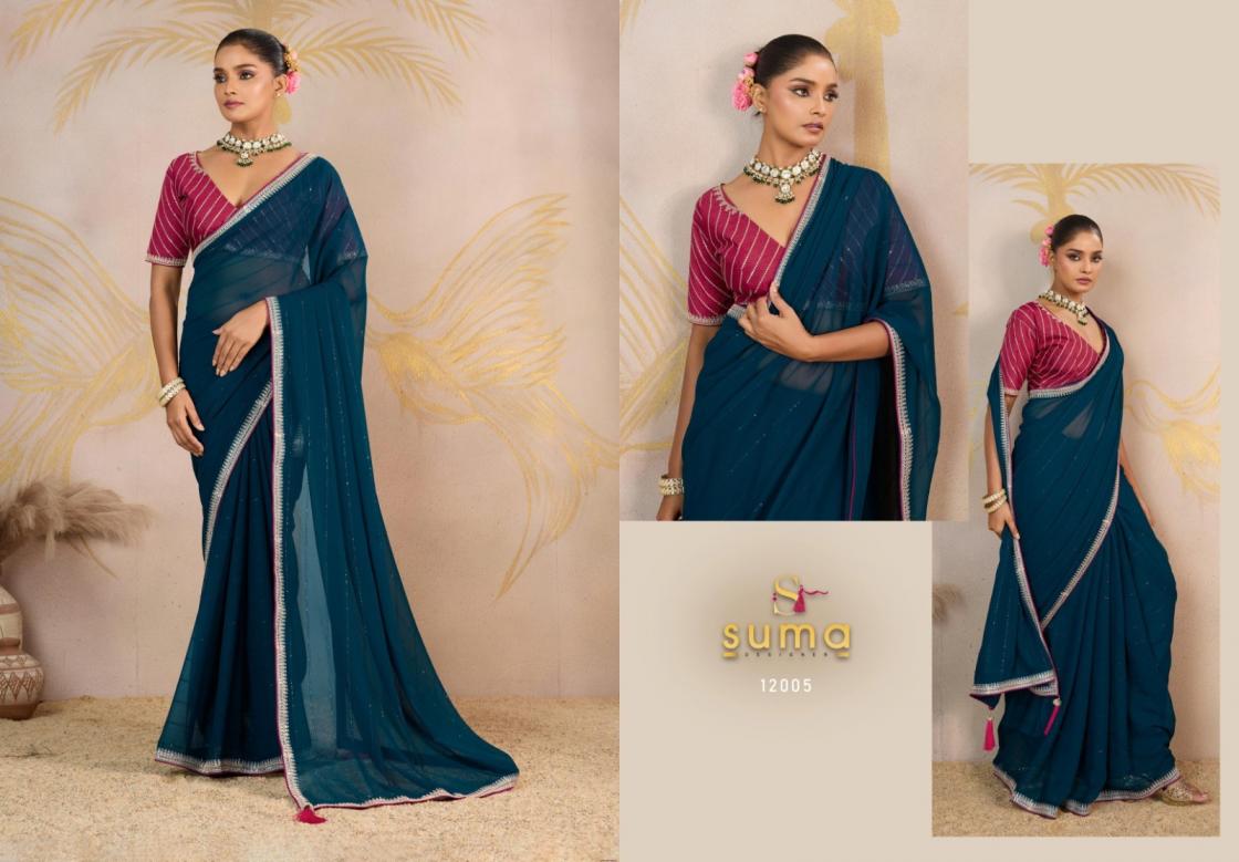 suma jiya georgette shop trendy saree for womens 
