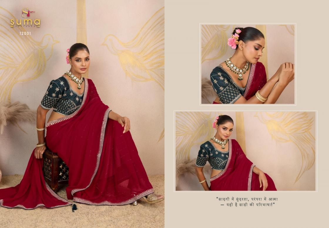 suma jiya georgette shop trendy saree for womens 