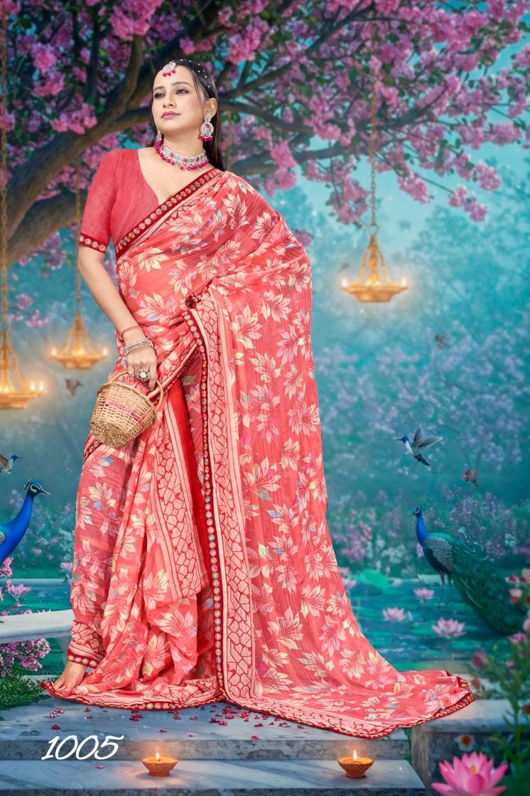 virangana wetless pattern shop trendy sarees online at affordable prices