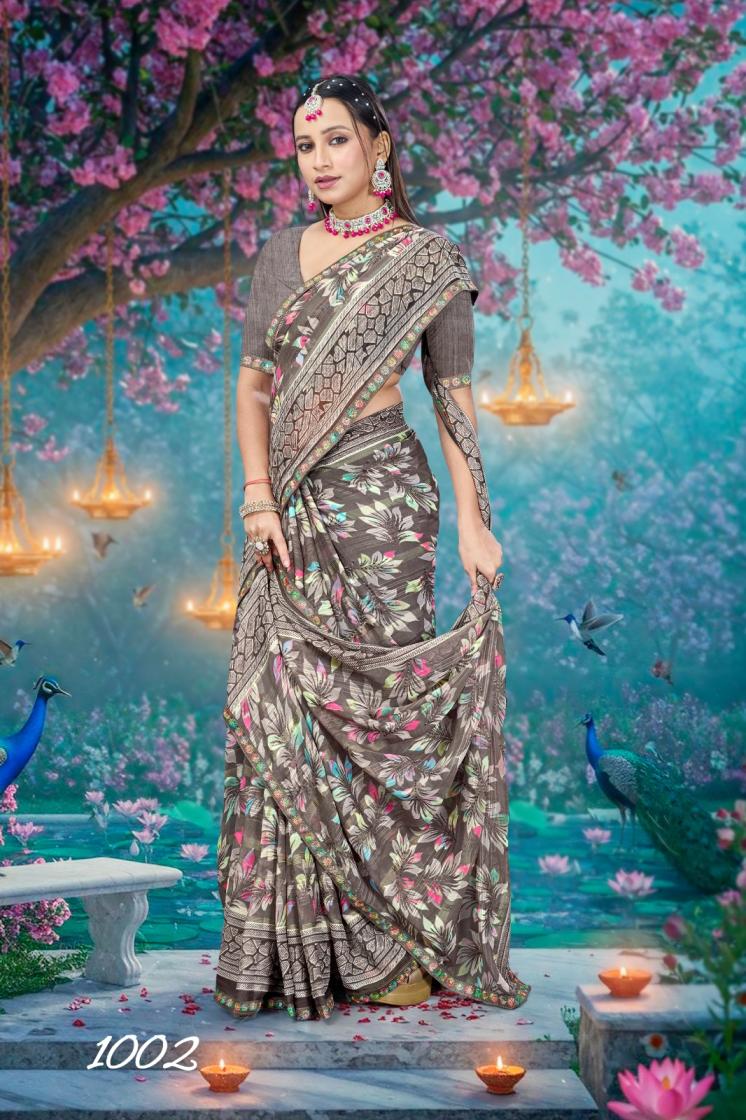 virangana wetless pattern shop trendy sarees online at affordable prices
