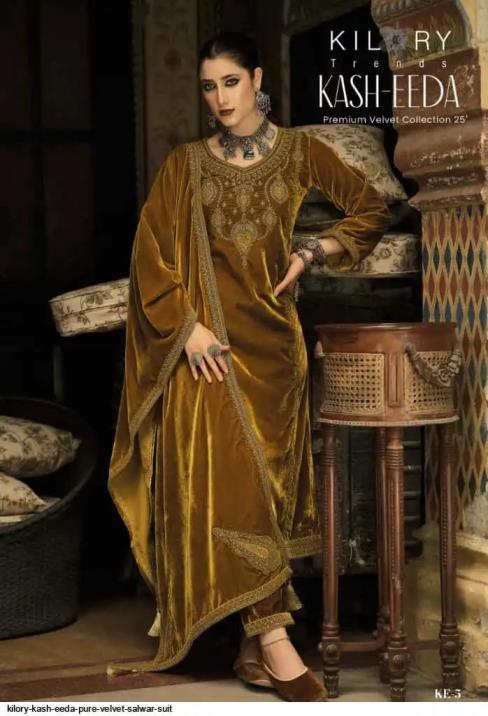 kasheeda by kilory trends winter velvet fully stitch modern big size salwar kameez 