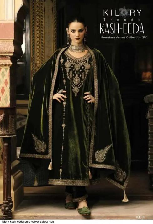 kasheeda by kilory trends winter velvet fully stitch modern big size salwar kameez 