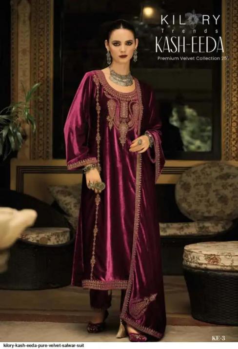 kasheeda by kilory trends winter velvet fully stitch modern big size salwar kameez 