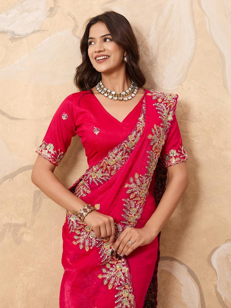 kaya frendy chiffon party wear shop glamorous styles sarees 