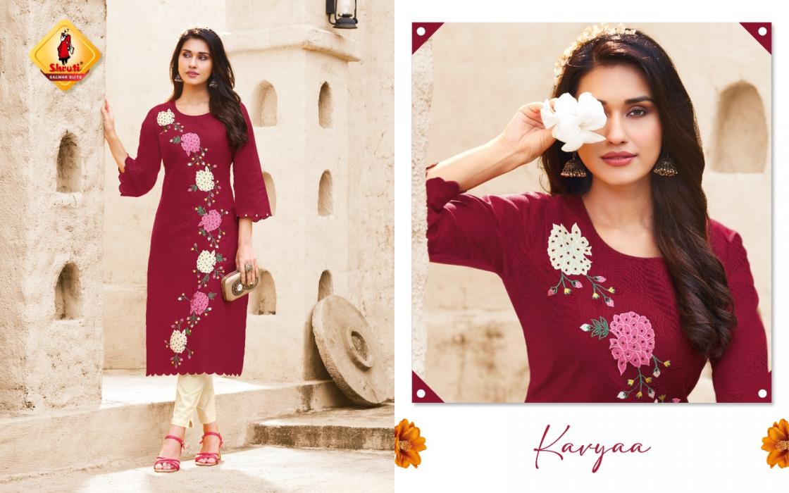 kkashish vol 36 by shruti suit linen fully stitch unique big size long kurti for girls 