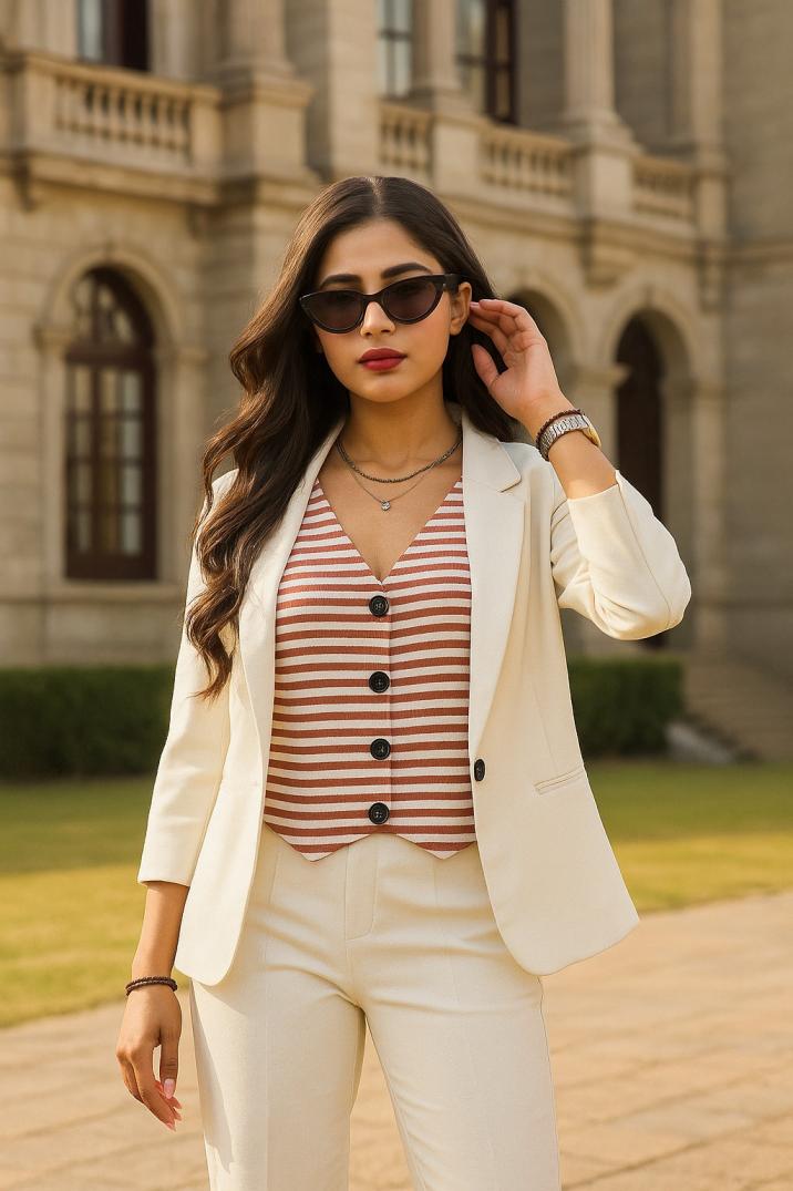 nusa knited shop trendy full stitch western top for girls 