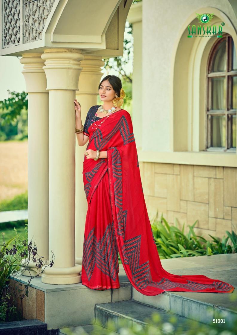 sanskar tex prints soch georgette shop trendy saree online at affordable prices