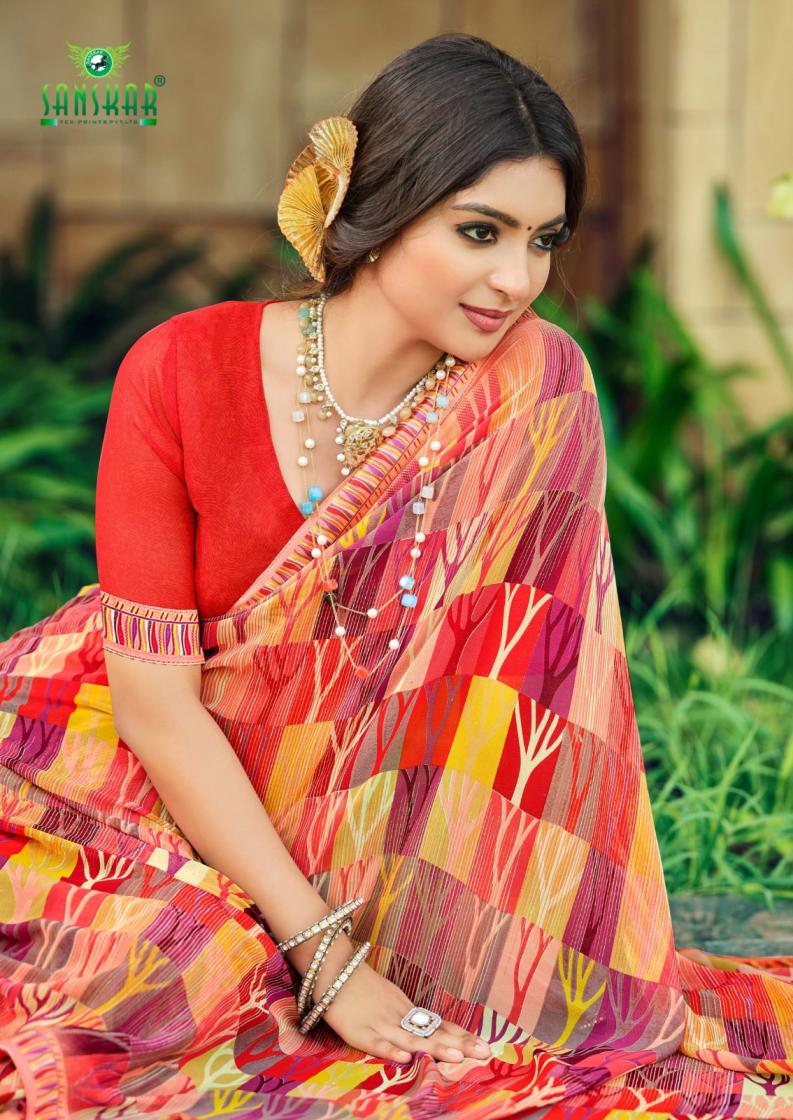 sanskar tex prints soch georgette shop trendy saree online at affordable prices