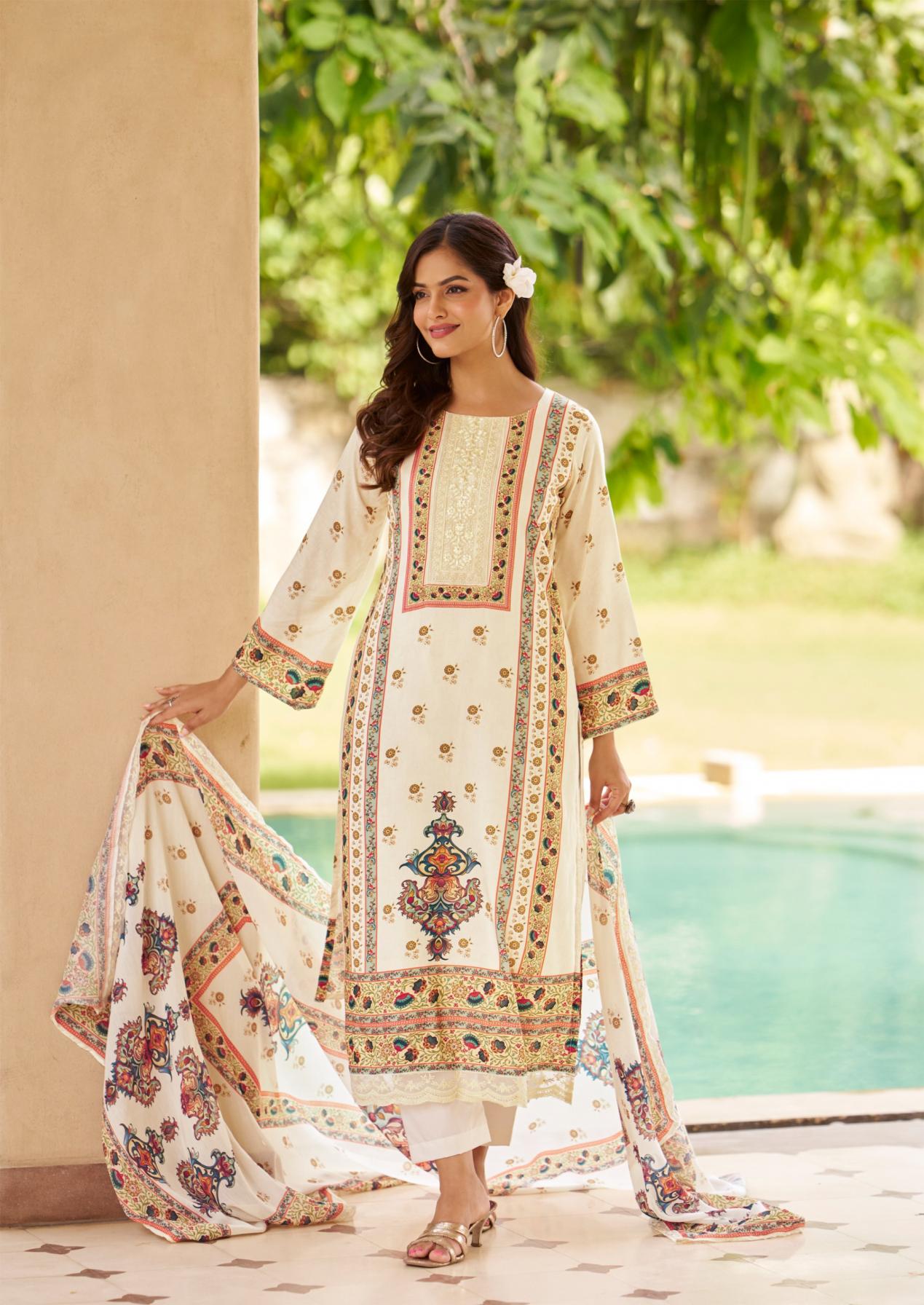 the hermitage shop bagh vol 5 viscose lawn modern pakistani dress materials  