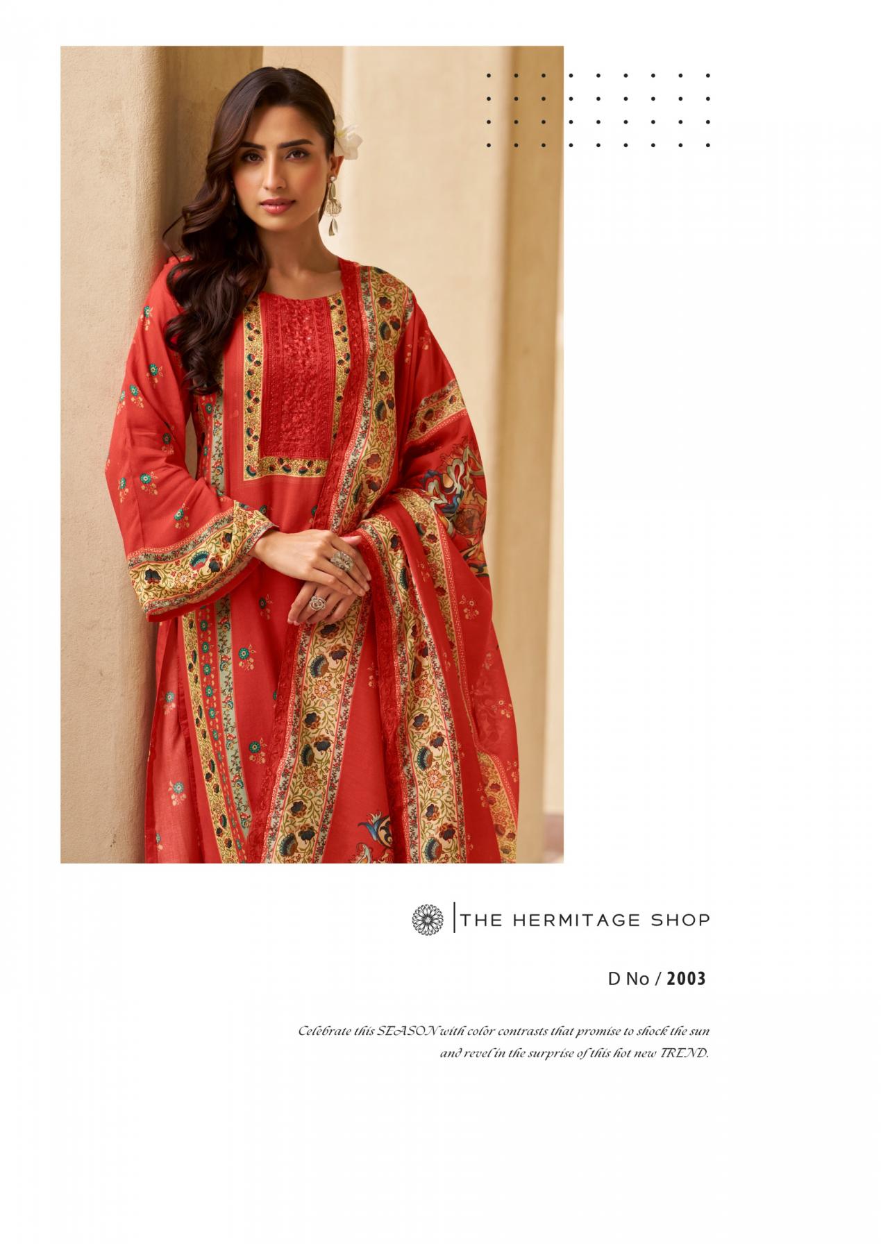 the hermitage shop bagh vol 5 viscose lawn modern pakistani dress materials  
