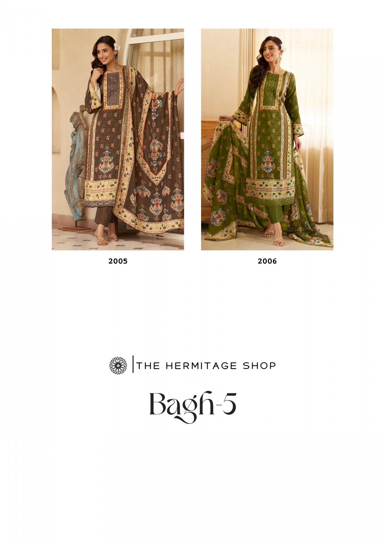 the hermitage shop bagh vol 5 viscose lawn modern pakistani dress materials  