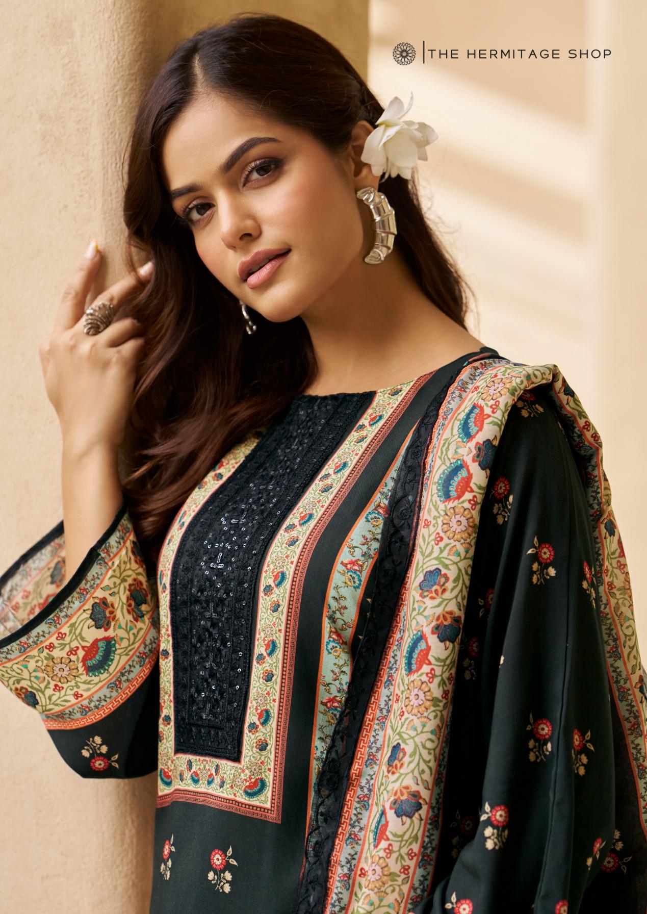 the hermitage shop bagh vol 5 viscose lawn modern pakistani dress materials  