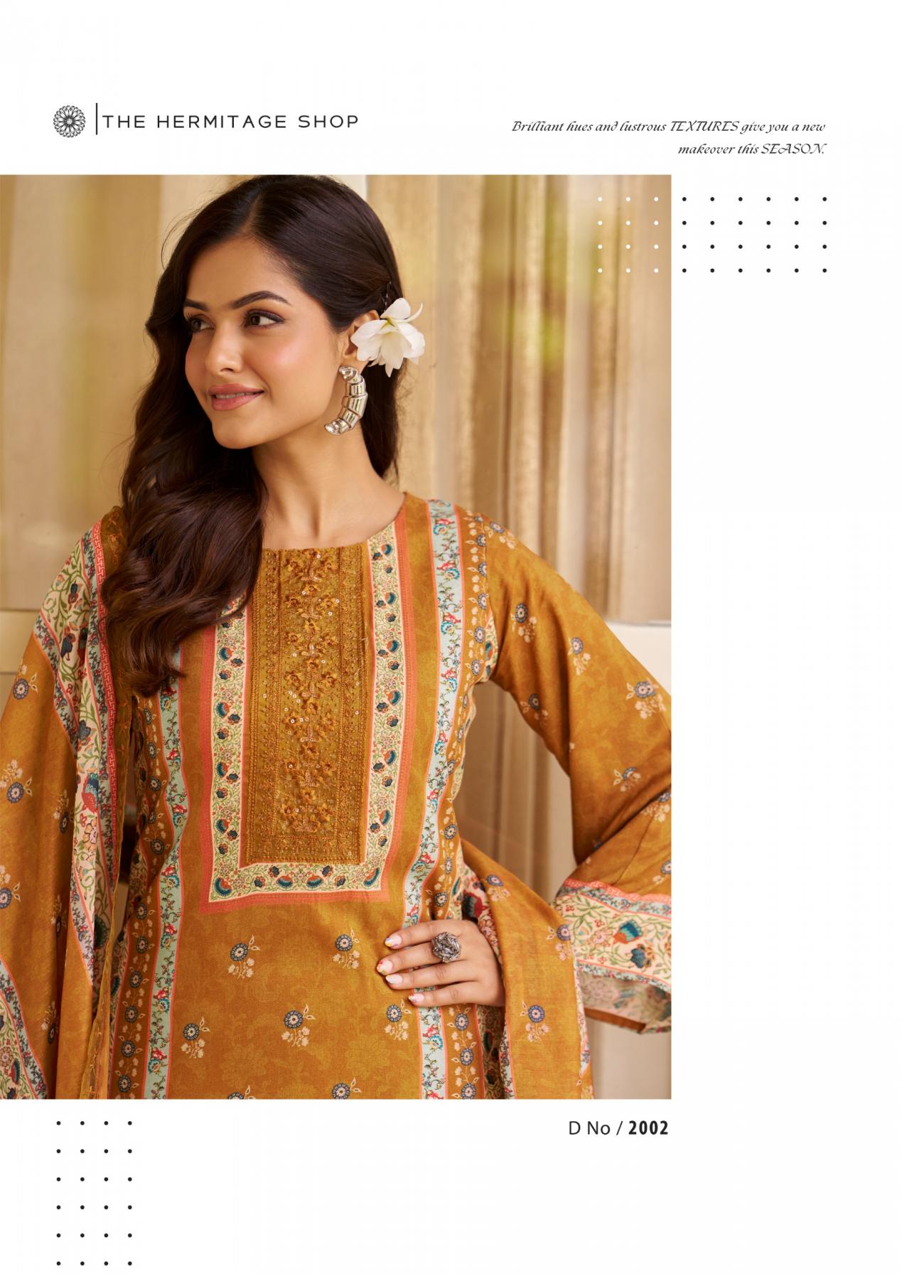 the hermitage shop bagh vol 5 viscose lawn modern pakistani dress materials  