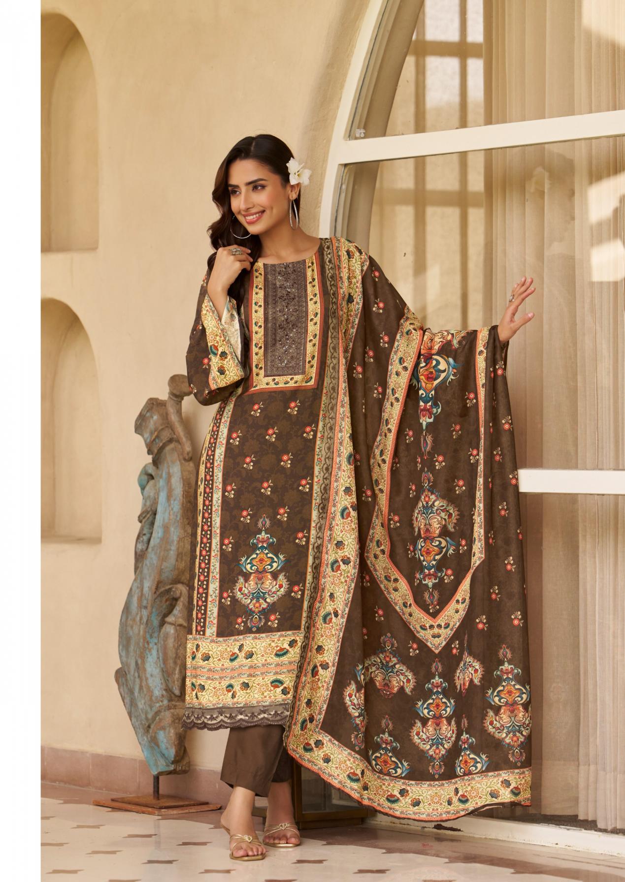 the hermitage shop bagh vol 5 viscose lawn modern pakistani dress materials  