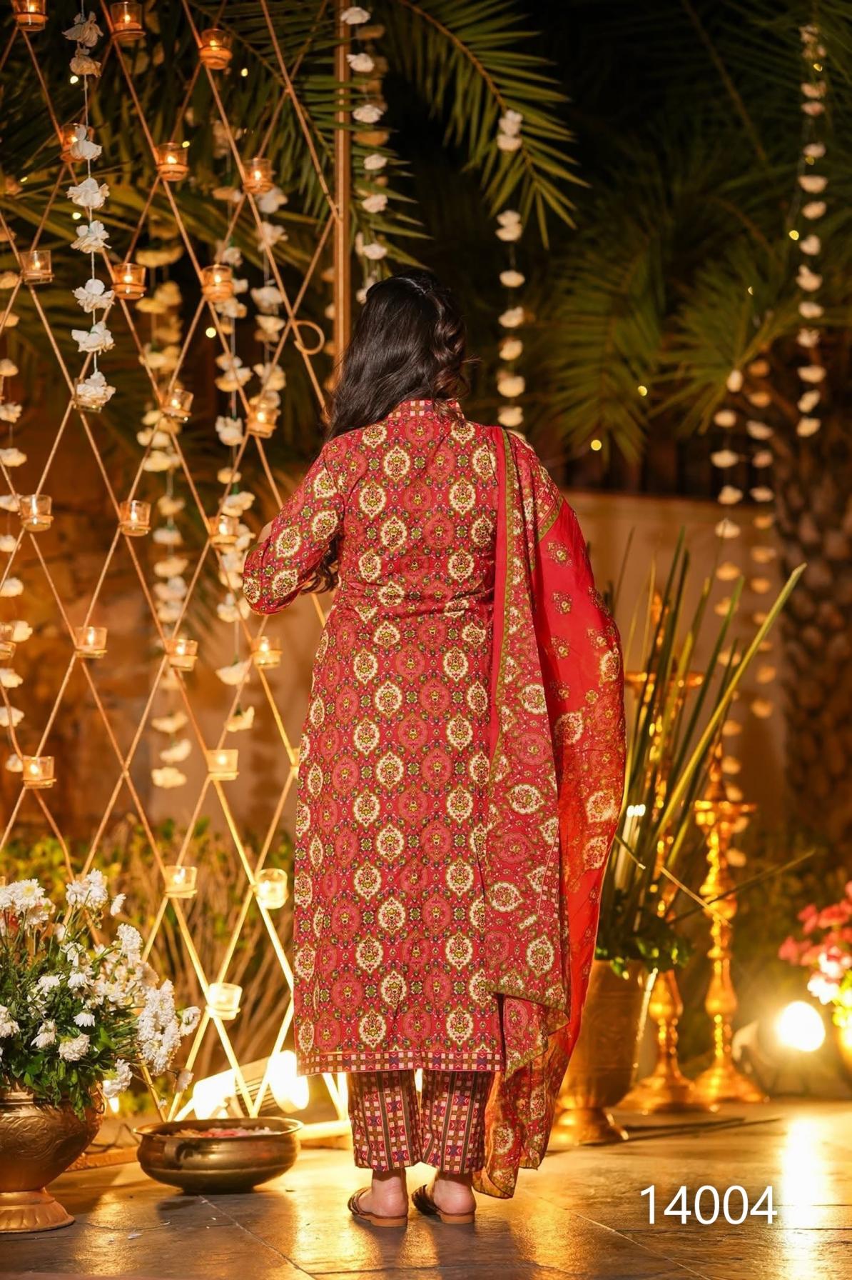 clora vol 14 readymade muslin luxurious plus size kurti plazzo with dupatta 