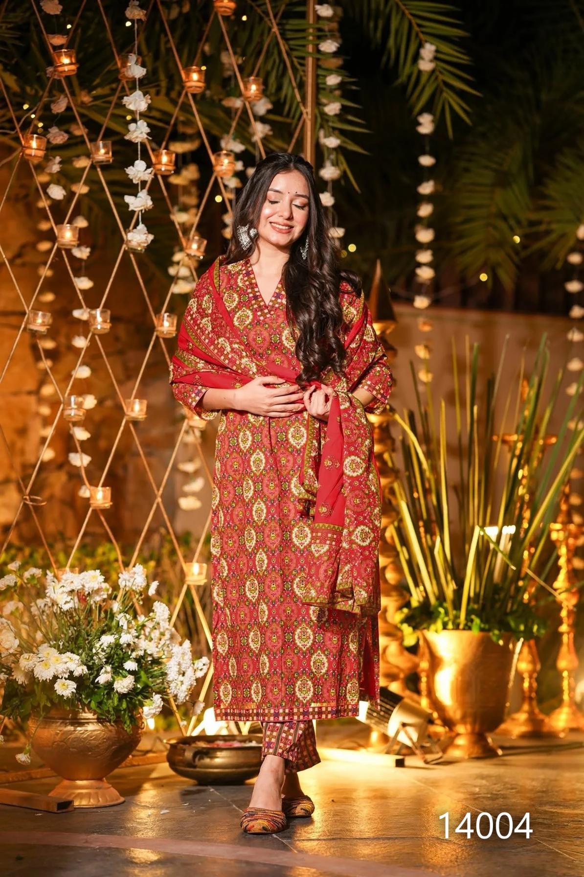 clora vol 14 readymade muslin luxurious plus size kurti plazzo with dupatta 