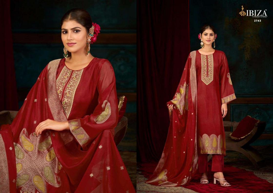 ibiza nova vol 2 banglory silk jacquard shop stunning unstitch suits 