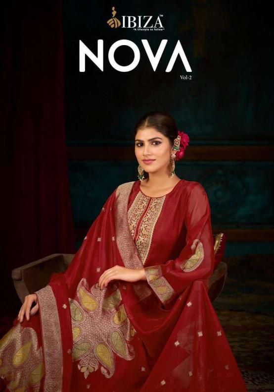 ibiza nova vol 2 banglory silk jacquard shop stunning unstitch suits 