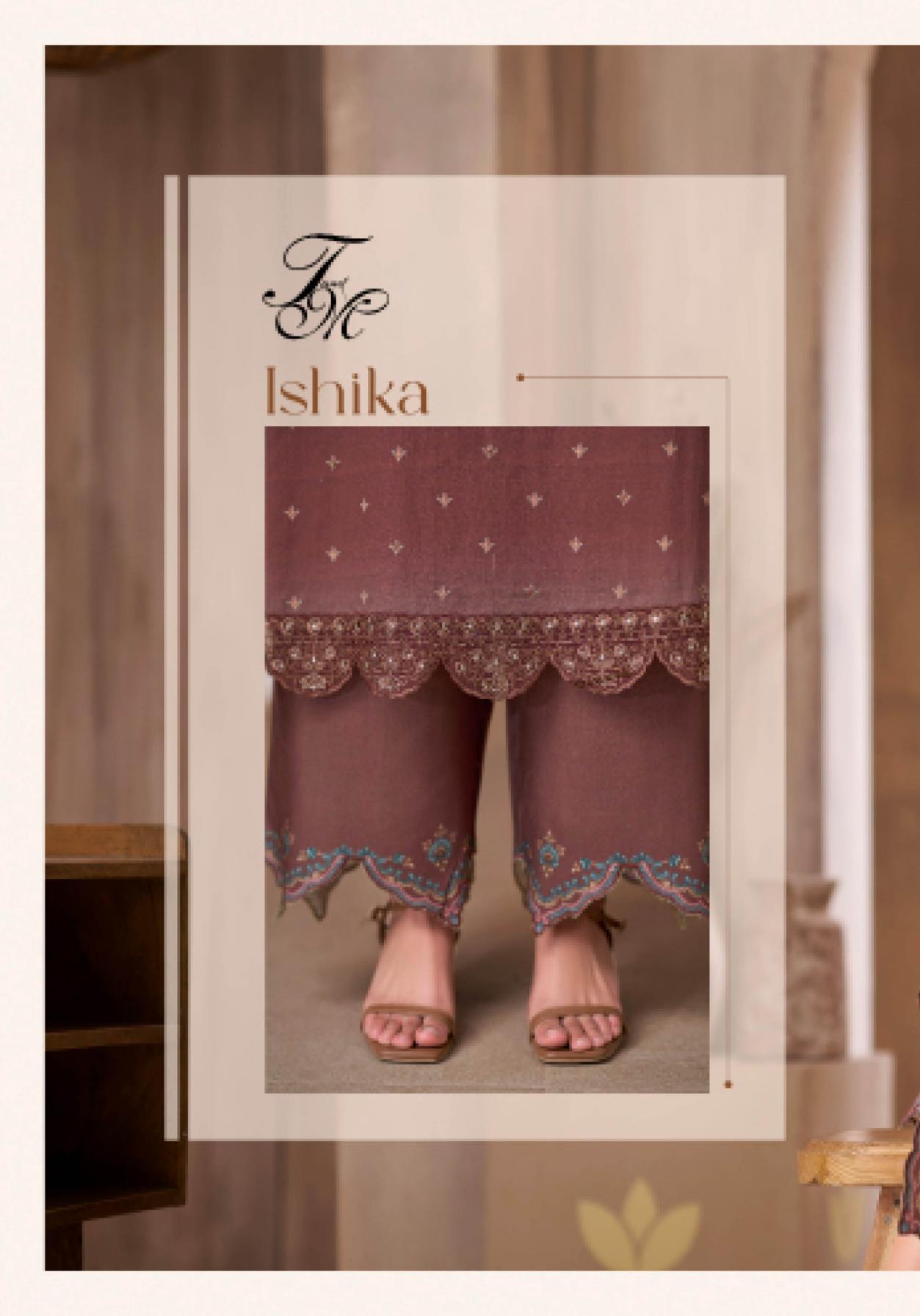 ishika by t&m designer corduroy rich hit design dress materials 