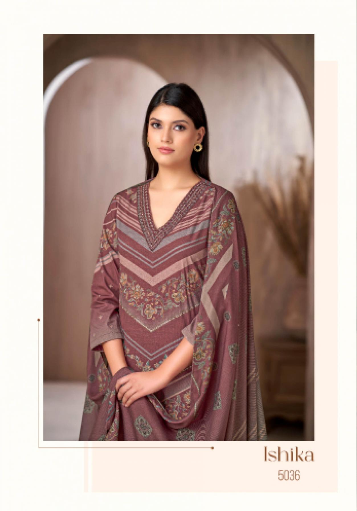 ishika by t&m designer corduroy rich hit design dress materials 